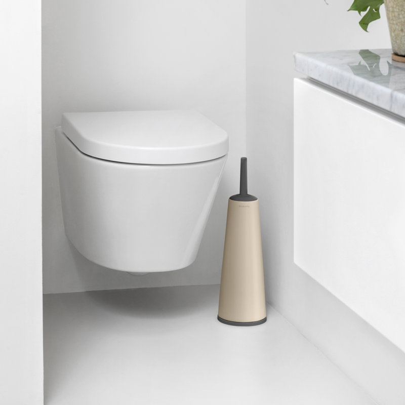 Brabantia Renew Toilet Brush and Holder, Soft Beige