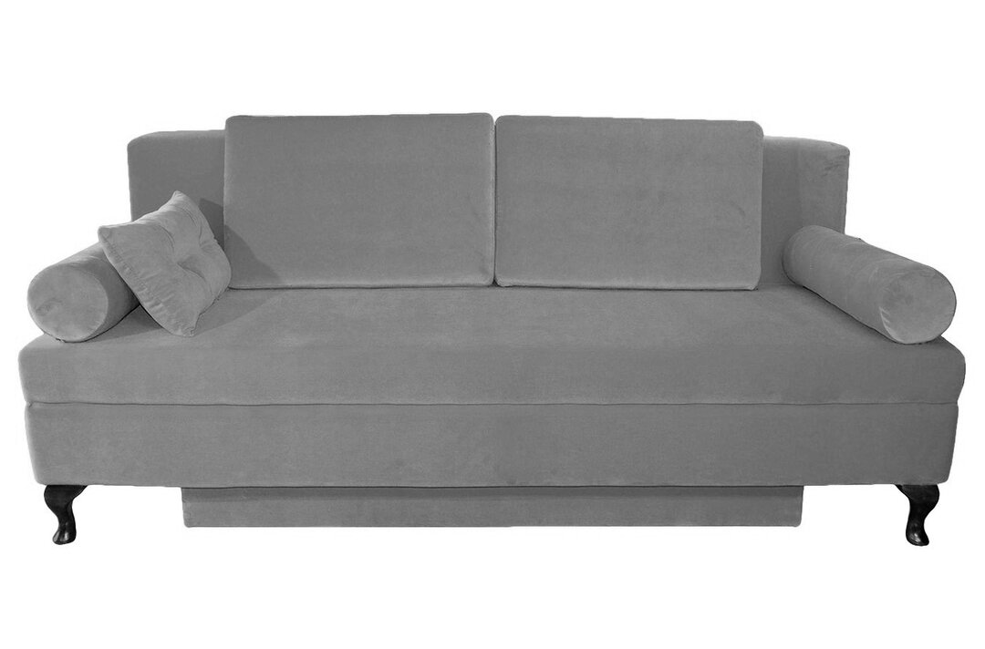 3-Sitzer Schlafsofa Modern aus Samt