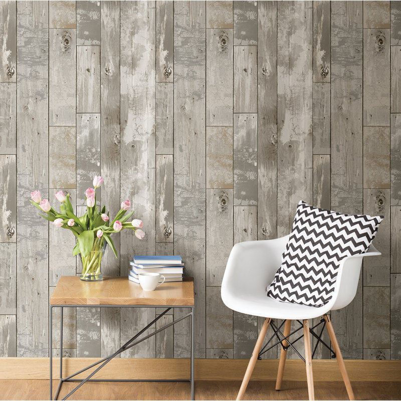 Ventura 10m x 52cm Distressed Wallpaper Roll
