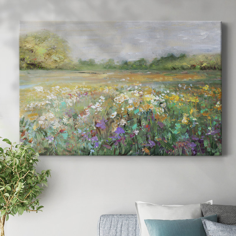 «Country Meadow», toile tendue avec châssis, H 32 po x l 48 po