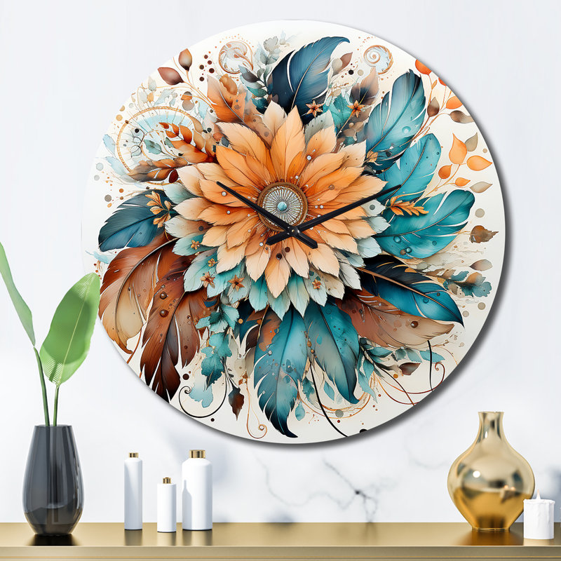 Horloge murale Boho, Grand