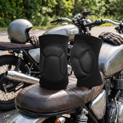 Manchons de protection pour les genoux de grande taille anti-impact pour hommes et femmes, supports de genou rembourrés en mousse EVA épaisse, idéaux pour le jardinage, le nettoyage domestique, les travaux de construction, la danse, le volleyball, l'installation de planchers, les activités d'escalade et de cyclisme