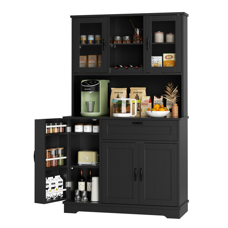 Garde-manger de 68 po Weimer, Noir, noir, noir, noir
