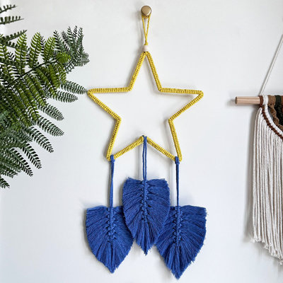 Tapisserie murale Macrame