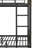 Metal Bunk Bed, Industrial Detachable Bunkbeds With Safety Guard Rails