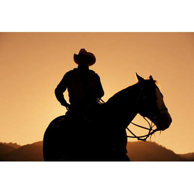 The Cowboy by RichVintage - No Frame Art Prints on Canvas