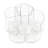 Malissie Plastic 6 Compartment Makeup Organizer