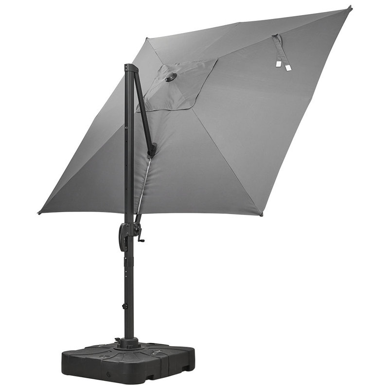 Arjina 250cm Cantilever Parasol, Dark Grey
