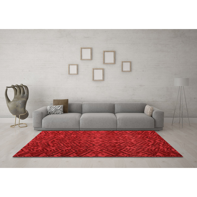 Mercorr Performance Geometric Indoor Rug, Square 3'