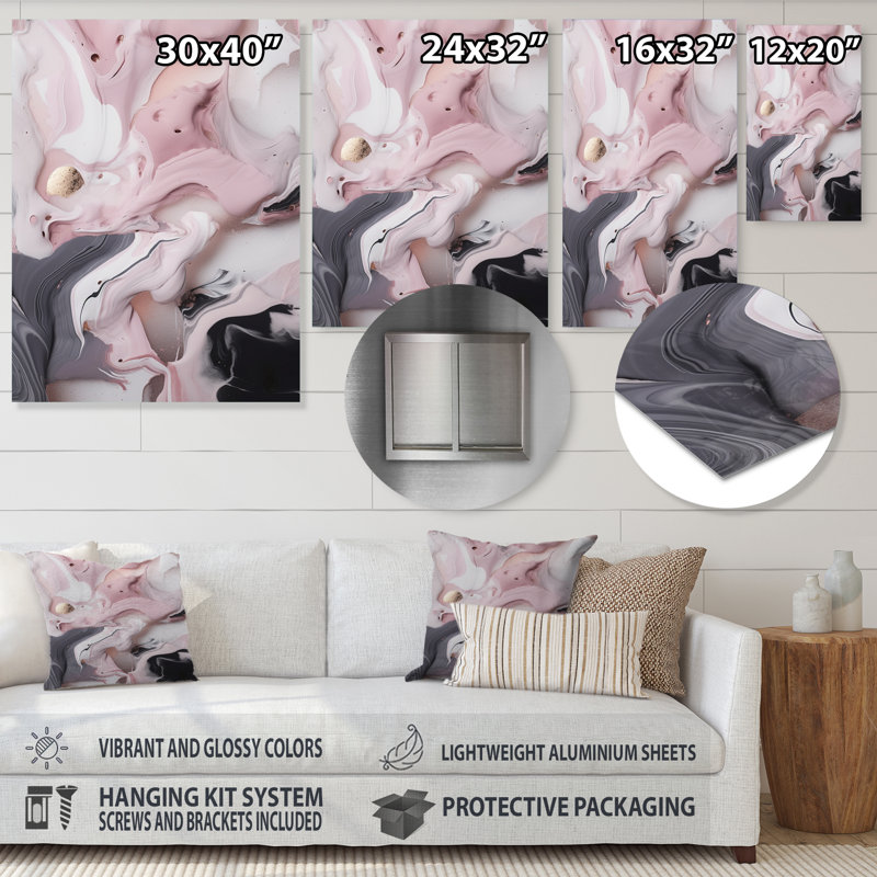 Décoration murale en métal, H 20 po x l 12 po x P 1 po