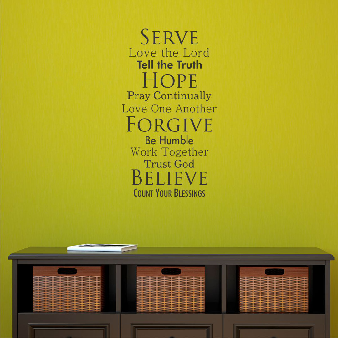 Text & Numbers Wall Decal Belvedere Designs LLC