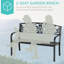 Banc d'extérieur 50 "Outsunny (excluant la table)