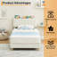 Lit plateforme Velvet