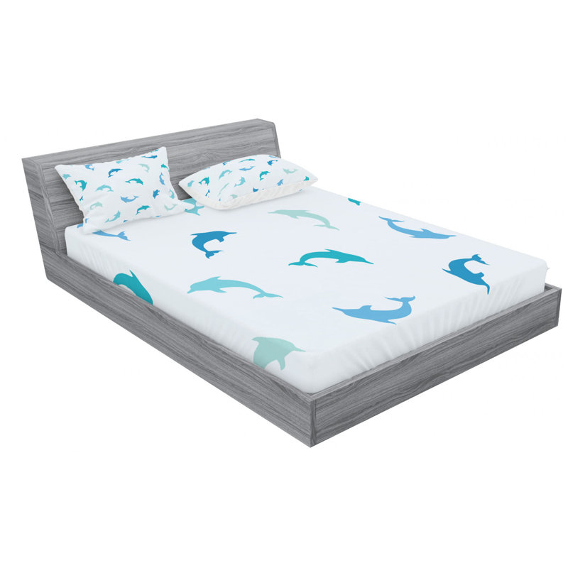 Microfiber Sheet Set, Queen Sheet Set with Fitted Sheet