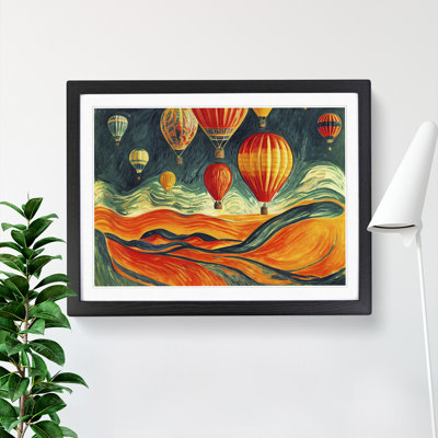 Surreal Hot Air Balloons - Framed Print