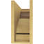 Bois de cèdre brut Mayflower TimberThane Corbel, apprêté brun clair-88292272