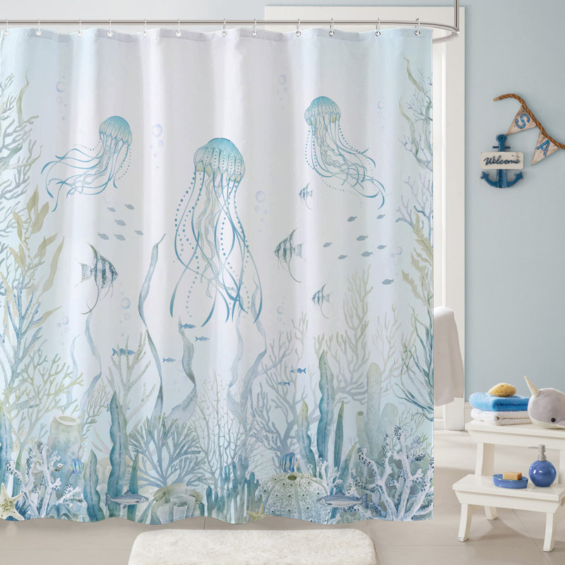  Rideau de douche Nautical