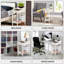 Table de bout moderne avec rangement rabattable et tablette ouverte Jonica-982308255