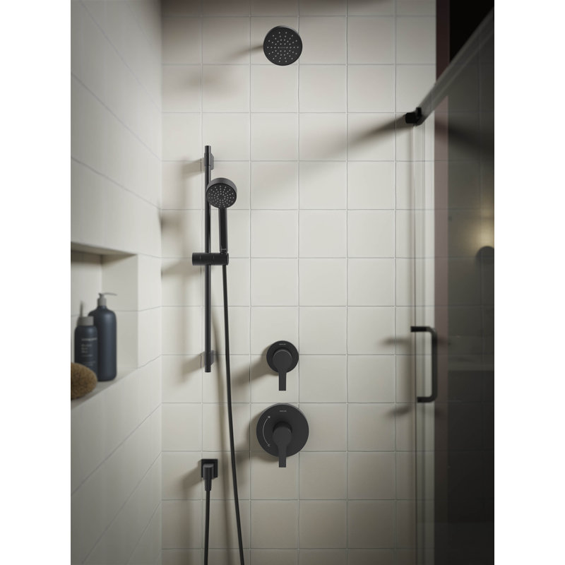 Elate Rite-Temp Shower Trim Kit, 1.5 Gpm, Matte Black