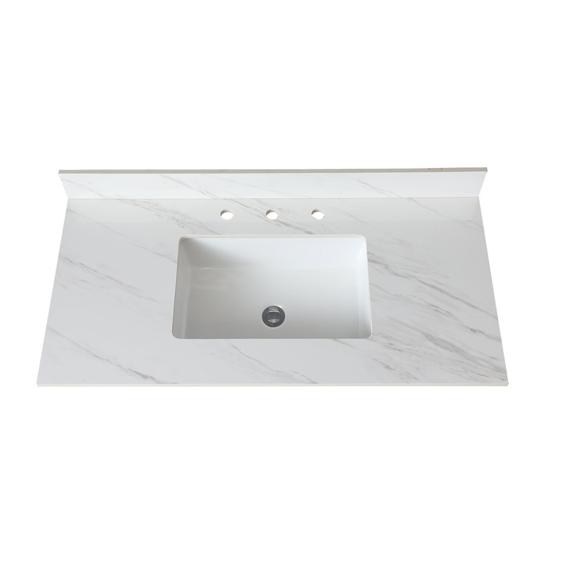 43 Inch Marble Vanity Top