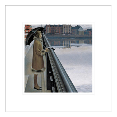 The River Thames by Alex Colville -Framed Giclee Print