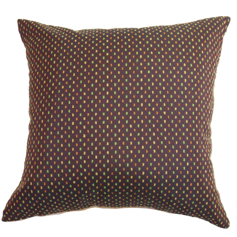 Cotton Blend Polka Dots Sham Set, Queen