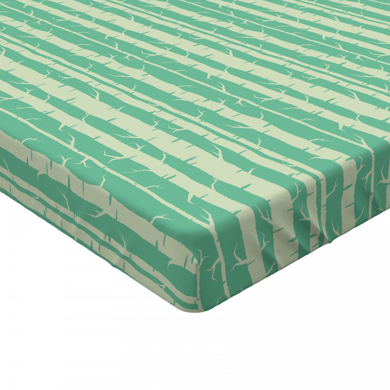 Microfiber Striped Fitted Sheet, Queen Fitted Sheet