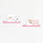 MCS Pink 23.75 Inch Painted Picture Ledge Set, Set Of 2-1477561480