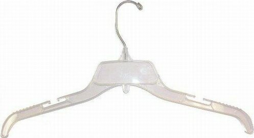 Only Hangers Clear Plastic Shirt Hangers 25-Pack PH200(25) - The