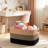 Large Cotton Rope Laundry Basket 22"X17"X12", Rectangular Storage Hamper With Sturdy Handles, Foldable & Machine Washable, For Blankets Toys Towels, For Living Room Bedroom Nursery-603119412