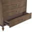 Grande commode à 4 tiroirs avec pied en bois massif-1792804091