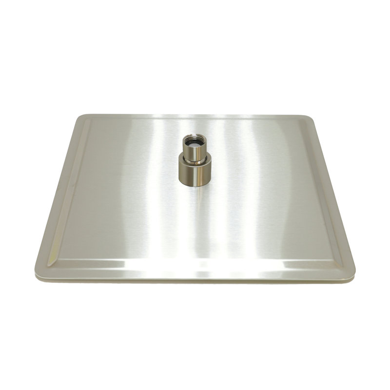 Pomme de douche à pluie réglable, Nickel brossé