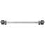 Cricket Cage 6 inches c.c. with 5/8 reeded center long pull large finial in Antique Brass-260496120-260496005