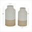 Ensemble de 2 vases de table Tessa