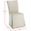 Chaise d'appoint rembourrée en lin Latrell