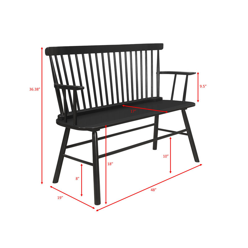 Chaise noire avec dossier fuselé et structure robuste, Noir