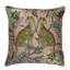 Ardmore 'Lovebird Leopards' Silk Pillow-24532984