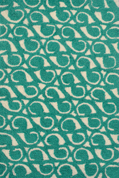 Geometric Indoor Rug, Rectangle 5' x 7'