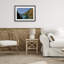 Golden Peaks over River, reproduction encadrée sous verre, conception de Madison Starnes-907240715-907240714