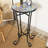 Patio Side Table With Graceful