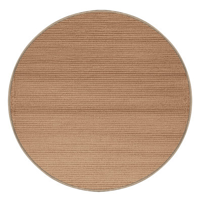 Tapis brun uni lavable à la machine
