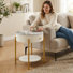 Ensemble de tables de bout - Table d'appoint ronde Mid-Century
