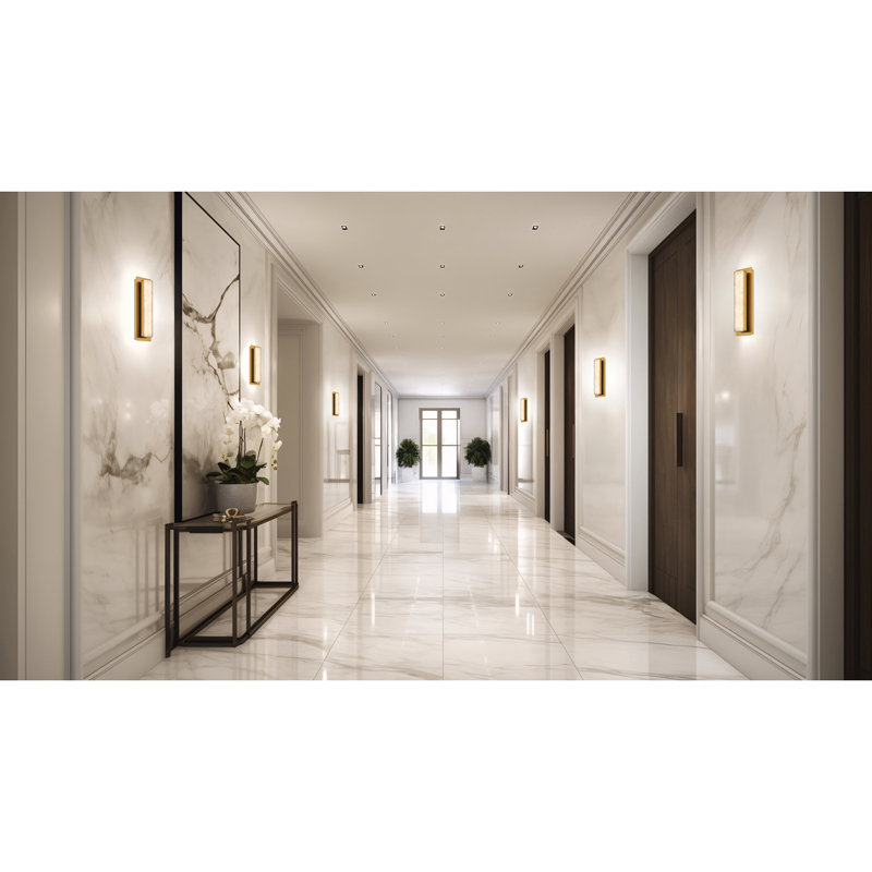 Ada 5CCT LED Wall Sconce - Antique Brushed Brass Finish, Antique Brushed Brass