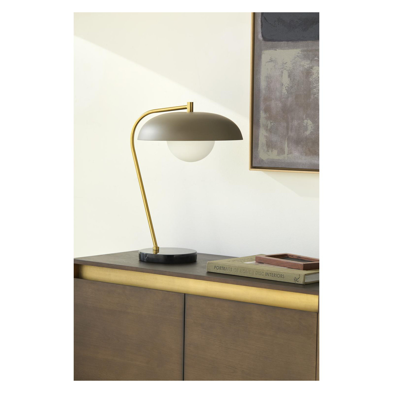 Farmington Table Lamp, Black, Green