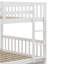 Lit superposé en bois d'hévéa avec lit gigogne, échelle, garde-corps, convertible en 2 lits-203929090