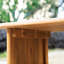 Table d'appoint carrée en bois d'acacia Brewsty