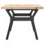 vidaXL Coffee Table Y-Frame Solid Wood Pine and Steel