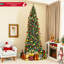 Arbre de Noël artificiel éclairé 9 pi