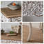 Console blanche en bois massif