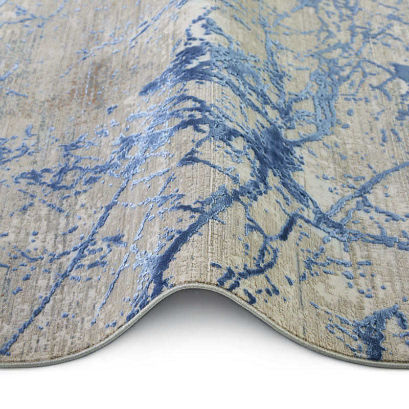 Alphe Abstract Area Rug, Rectangle 60 x 90cm